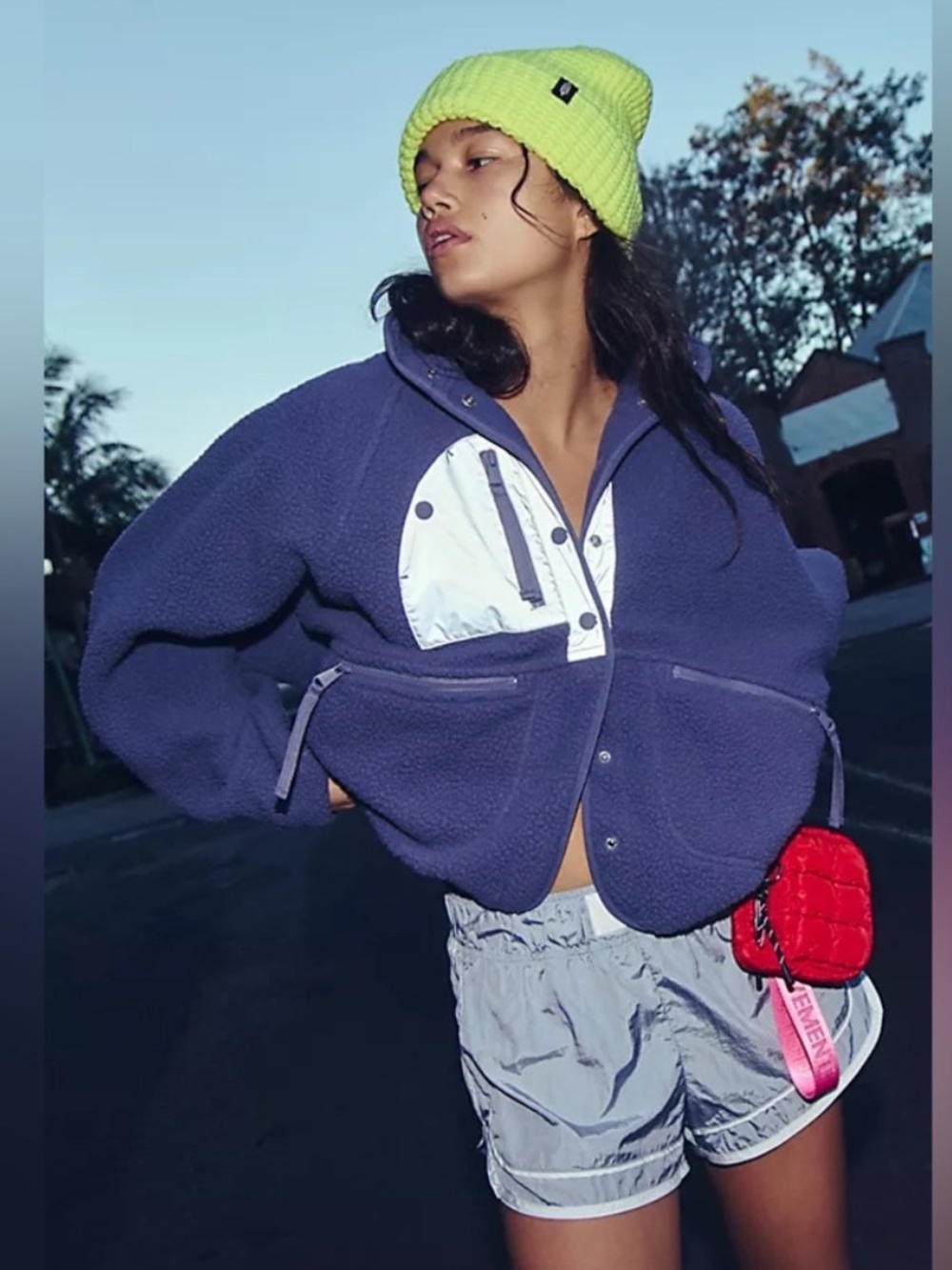 Free People Hit The Slopes Fleece Jacket